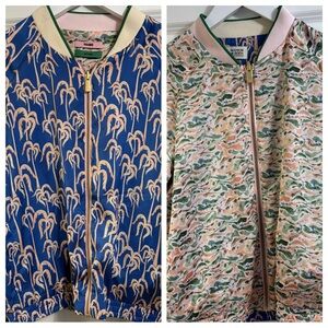 Scotch & Soda Reversible Bomber Jacket Size Medium